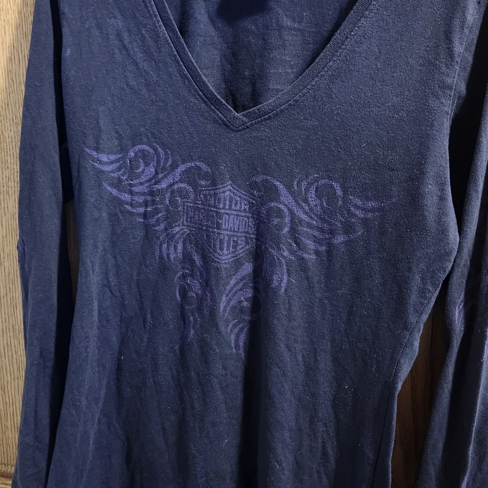 Harley-Davidson Navy Long Sleeve Shirt